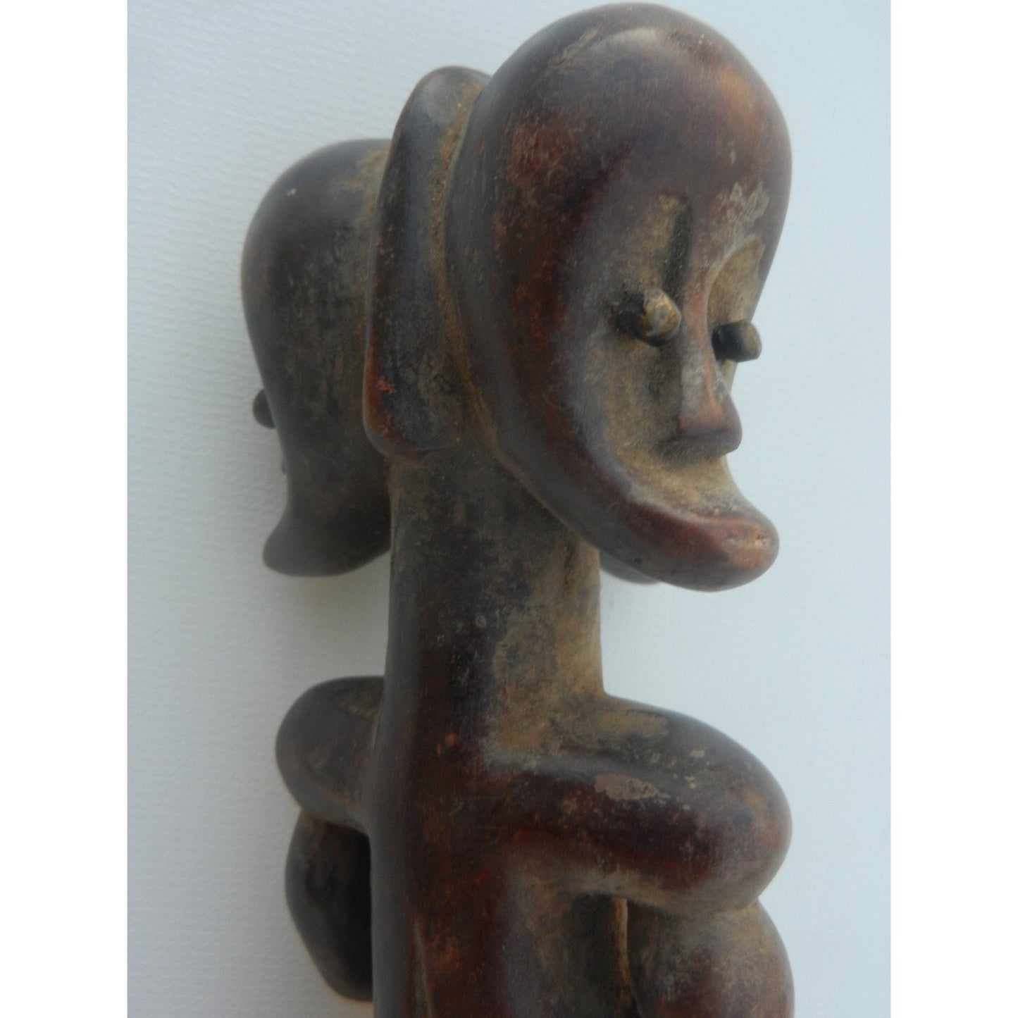 Lega Triple Face Statue – Authentic Congolese African Art