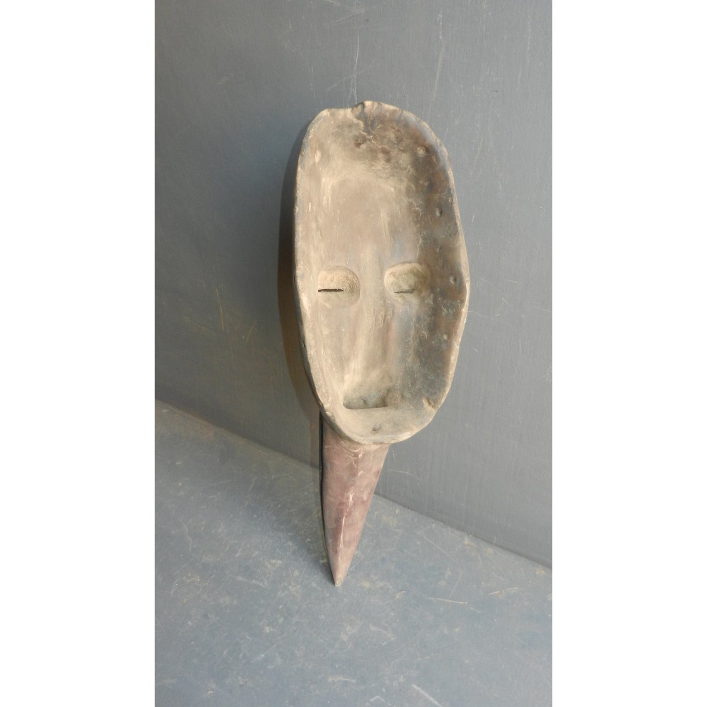 Punu / Vuvi Black Mask with Long Beard — Gabon