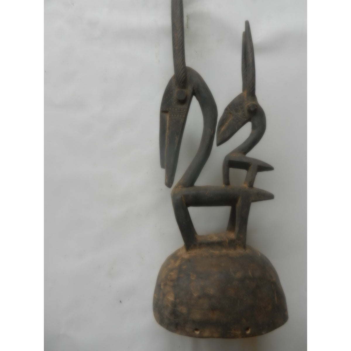 Bamana Chiwara (Ci Wara) Headdress – Mali, Carved Wood, Vertical Style, 106 Cm