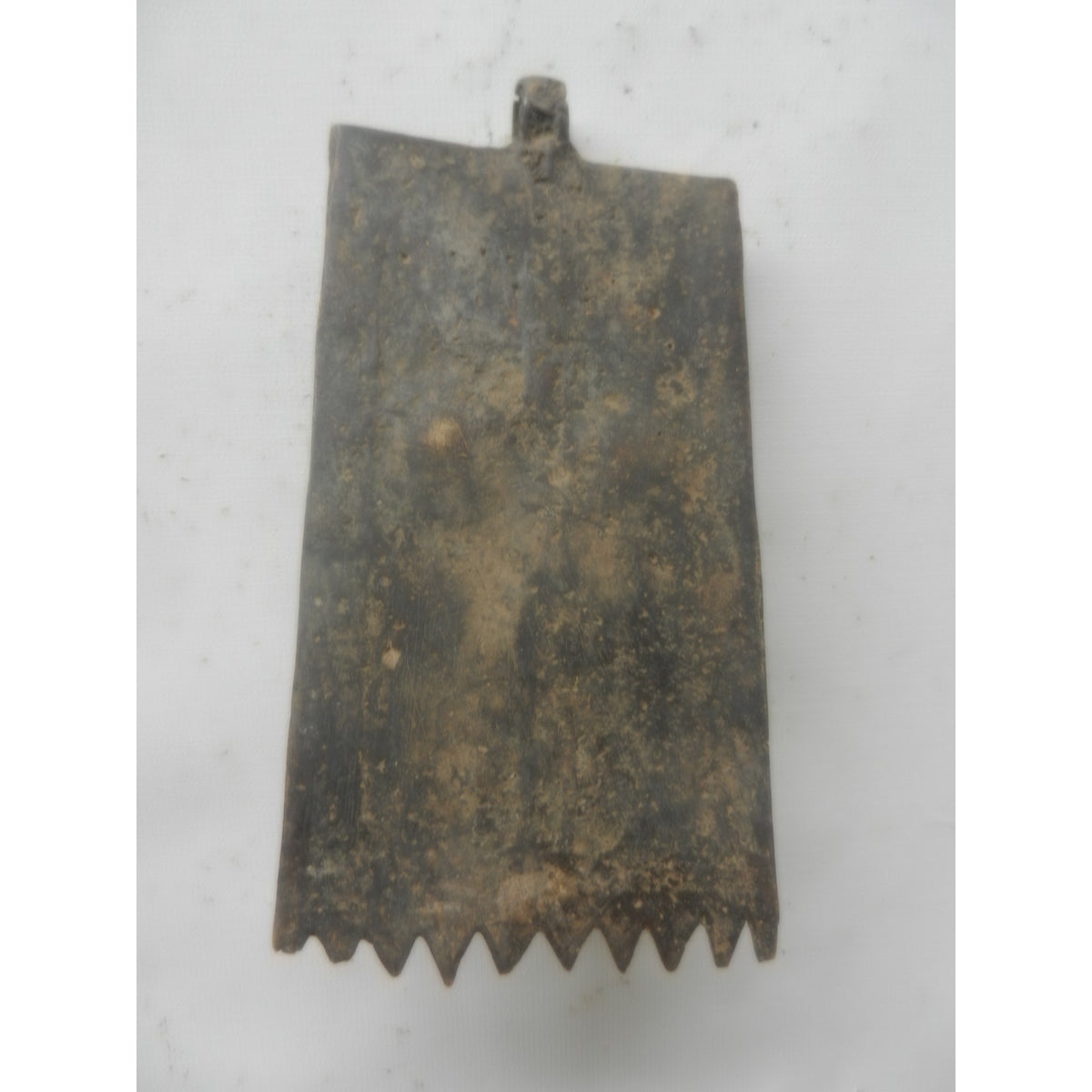 Cast Bronze Pectoral Pendant With Ram'S Heads — West Africa Tribal Art