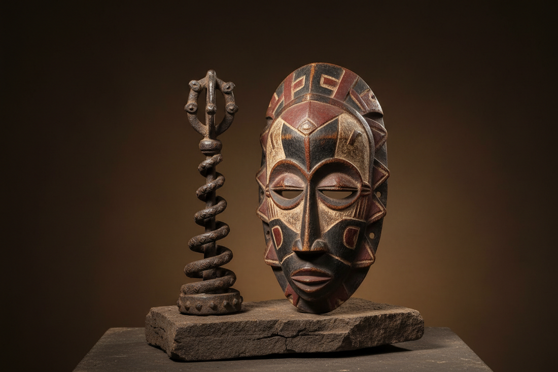 Bobo Fing Tribal Art: Restoring Cosmic Balance Through Mask and Iron