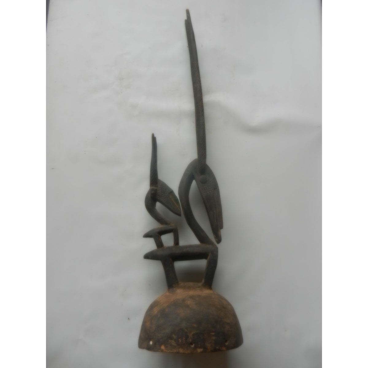 Bamana Chiwara (Ci Wara) Headdress – Mali, Carved Wood, Vertical Style, 106 Cm