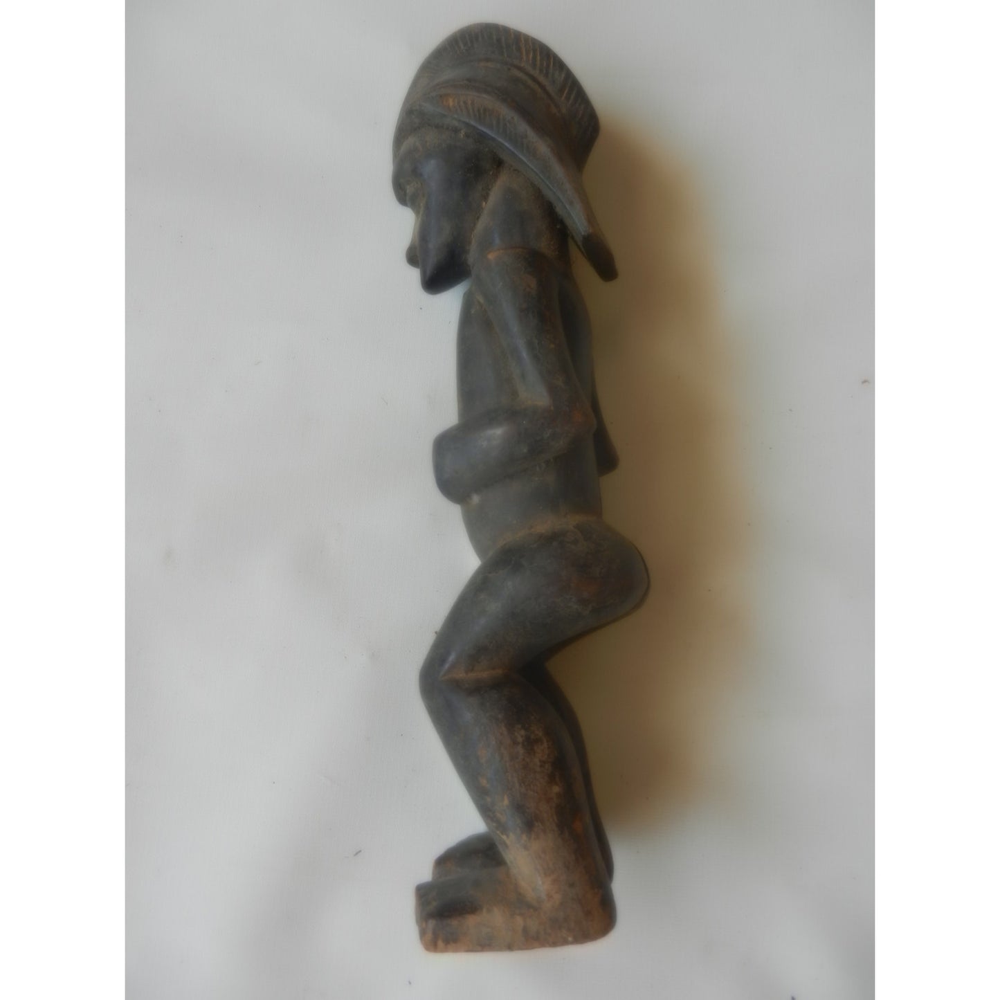 Senufo Carved Wooden Crown Figure (Côte d'Ivoire)