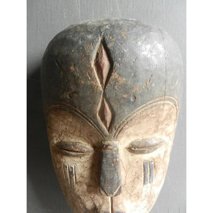 Songo Mask - Original African Tribal Art - Democratic Republic of Congo