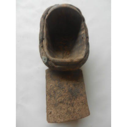 Bamana Komo Mask – Mali, Carved Wood With Ritual Encrustation, African Tribal Art
