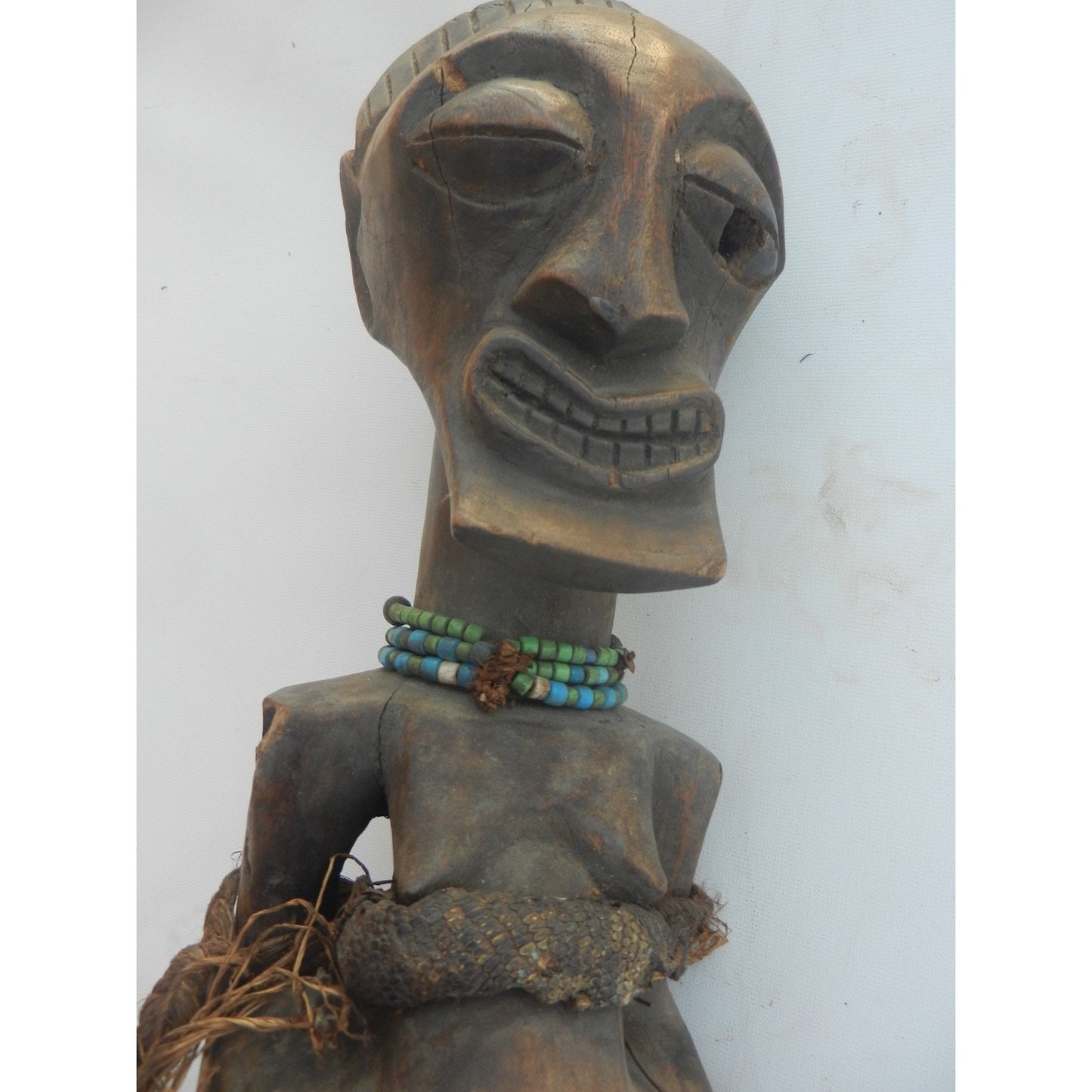 Songye Nkisi Statue, Authentic African Tribal Art DR Congo