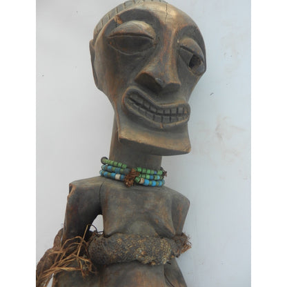 Songye Nkisi Statue, Authentic African Tribal Art DR Congo