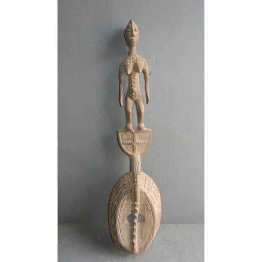Authentic Mossi Yatenga Supporter Mask - Burkina Faso - 65cm Totemic Art