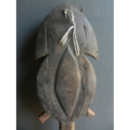Bakota Reliquary African Tribal Art Wood and bronze