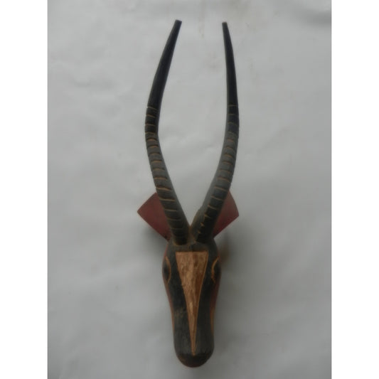 Bobo (Bwa) Antelope Mask – Burkina Faso, Painted Carved Wood, 45 Cm