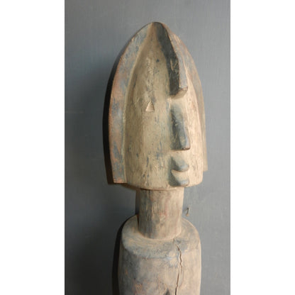 Giant Mossi Biiga Doll | Hand-Carved Wooden Tribal Art | Burkina Faso | 92 cm
