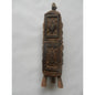Old Dogon Carved Wood Treasury Chest – Mali, Two-Tier With Turtle Motifs