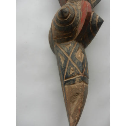 Nuna (Gurunsi) Polychrome Mask – Burkina Faso, Carved Wood