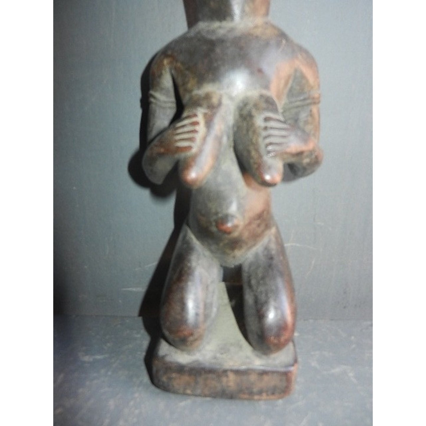 Luba Ceremonial Maternity Figure - African Tribal Art - DR Congo