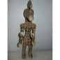 Bamana Zoomorphic Standing Figure with Clubs - Mali African tribal art