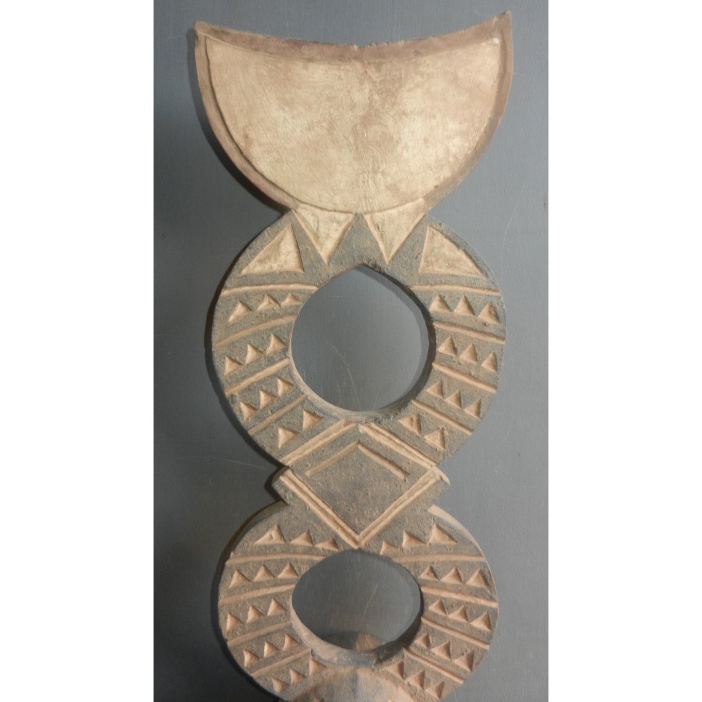 Bobo Fing Plank Ceremonial Mask - Original African Tribal Art from Burkina Faso