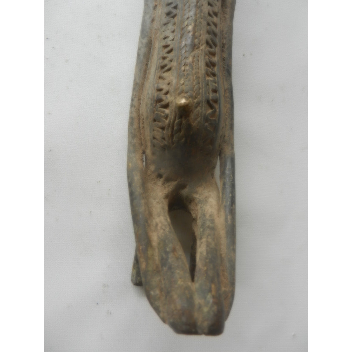 Lobi Bronze Maternity Figure – Burkina Faso, Cast Metal