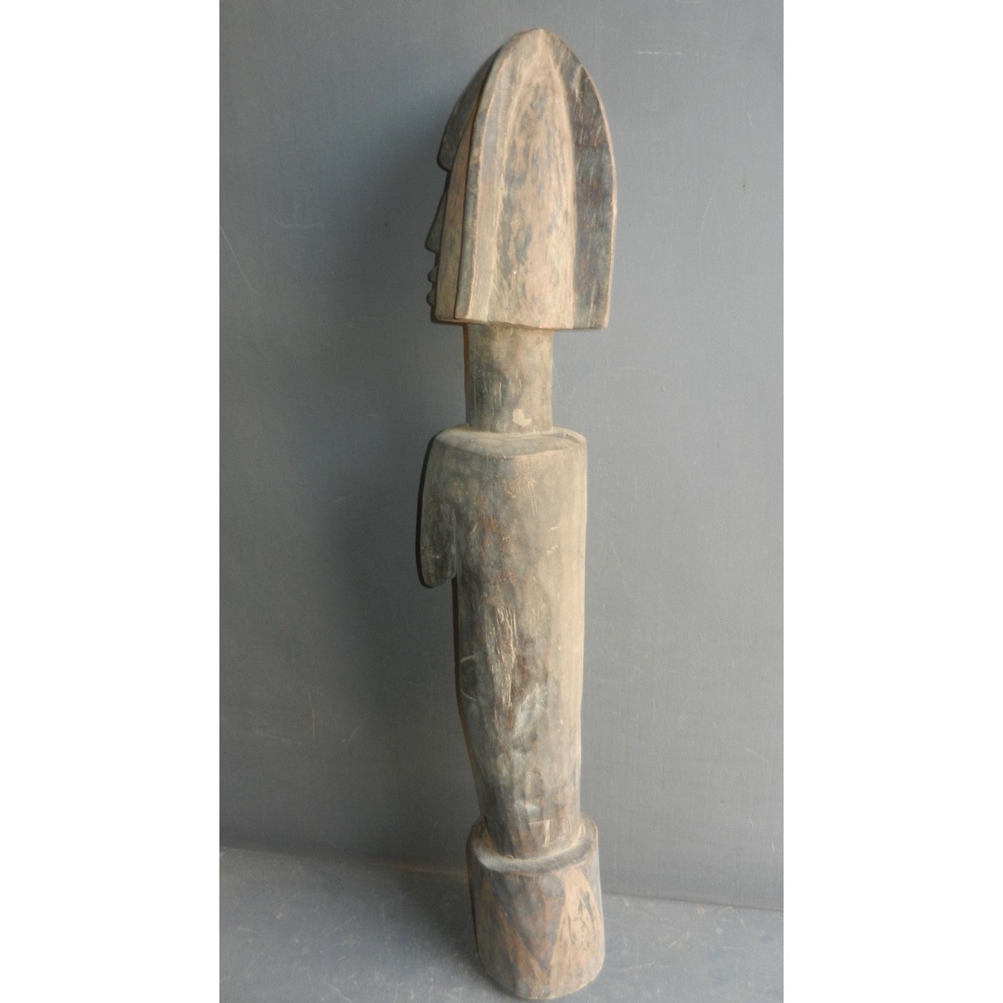 Giant Mossi Biiga Doll | Hand-Carved Wooden Tribal Art | Burkina Faso | 92 cm