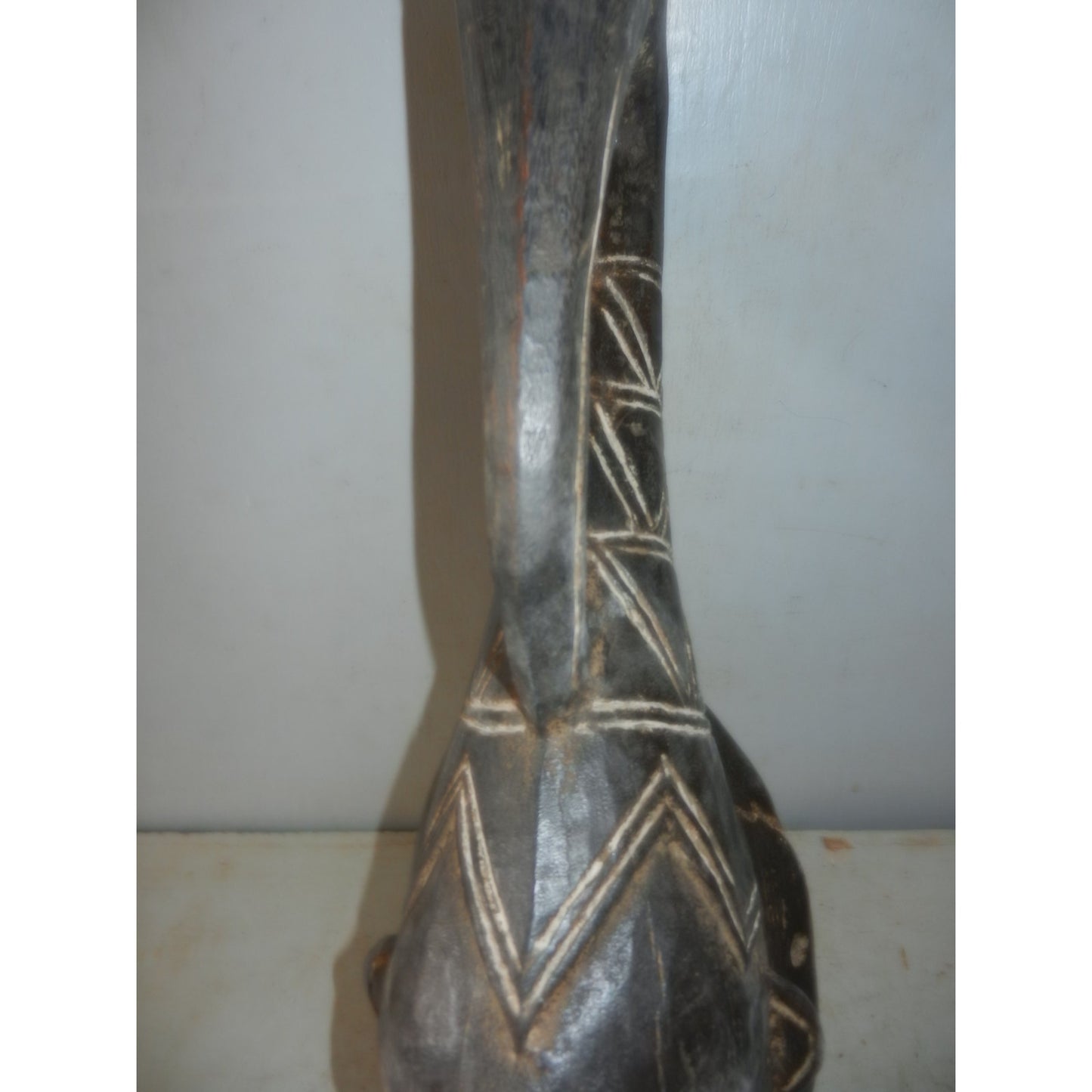 Baule-Style Carved Wood Mask — West Africa