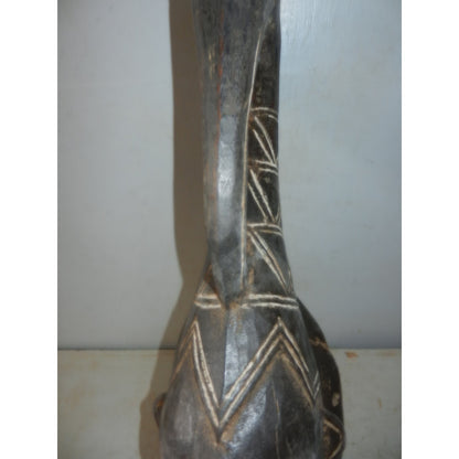 Baule-Style Carved Wood Mask — West Africa