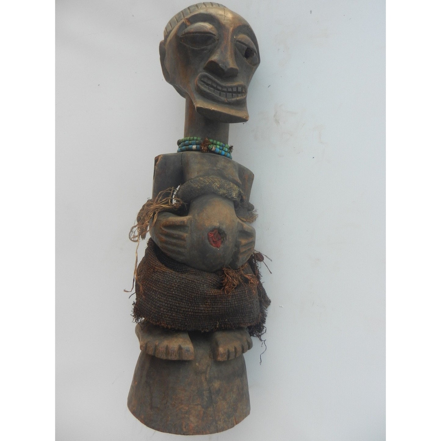 Songye Nkisi Statue, Authentic African Tribal Art DR Congo