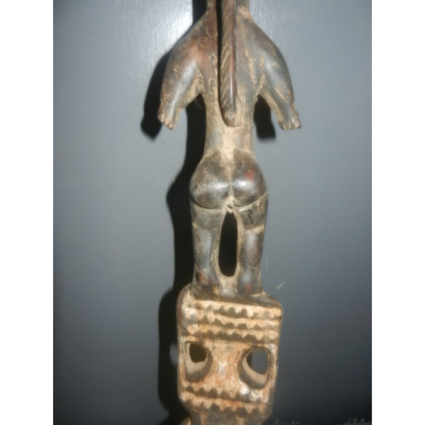 Mossi Karanga Plank Mask - Hand-Carved Tribal African Art Burkina Faso