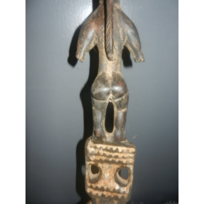 Mossi Karanga Plank Mask - Hand-Carved Tribal African Art Burkina Faso