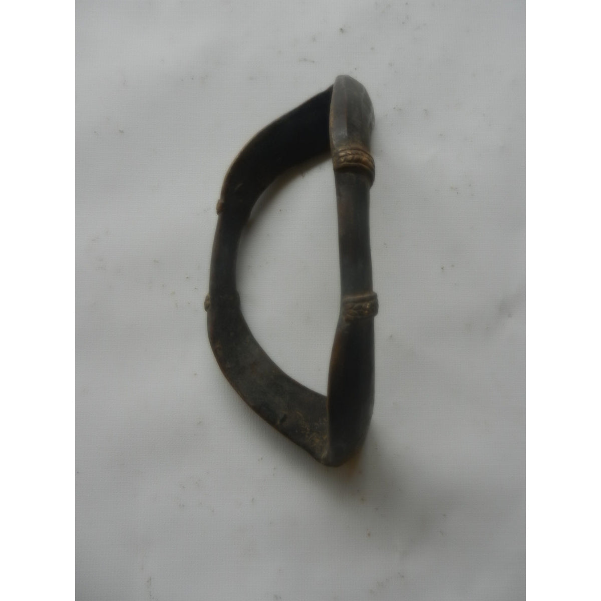 West African Cast Metal Bracelet (Manilla-Style) – Bronze/Brass