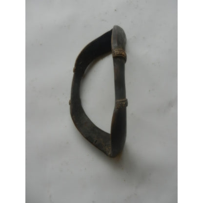 West African Cast Metal Bracelet (Manilla-Style) – Bronze/Brass