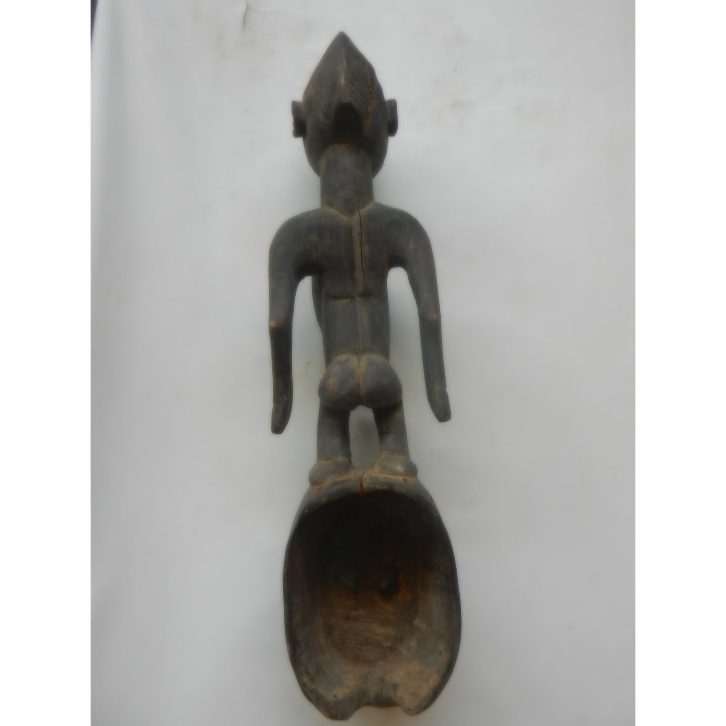 Mossi Nuna Plank Mask with Standing Figure — Burkina Faso