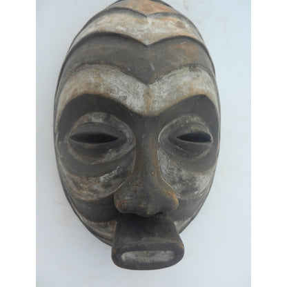 Ancient Kuba Totemic Mask - African Tribal Art from DR Congo