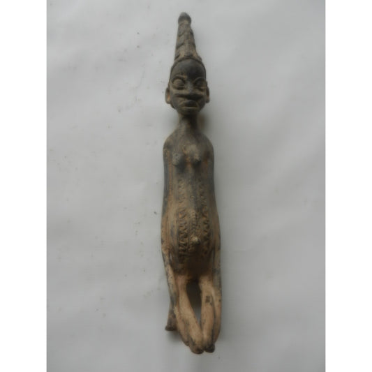 Lobi Bronze Figure – Burkina Faso/Ghana, Lost-Wax Cast, 33 Cm