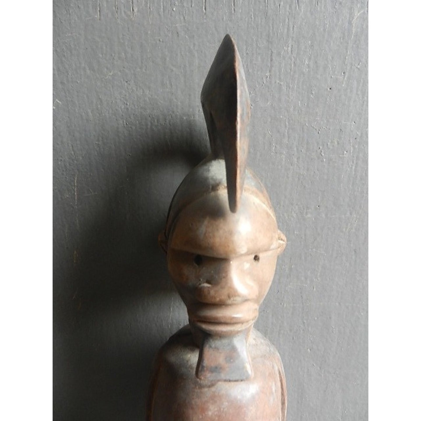Luba Double Face Ceremonial Statue - African Tribal Art - DR Congo