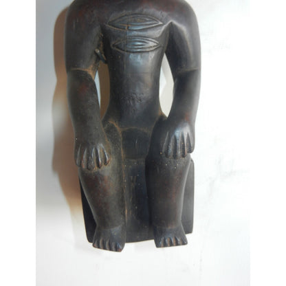 Yaka Old man Wisdom Figure African tribal Art, Congo