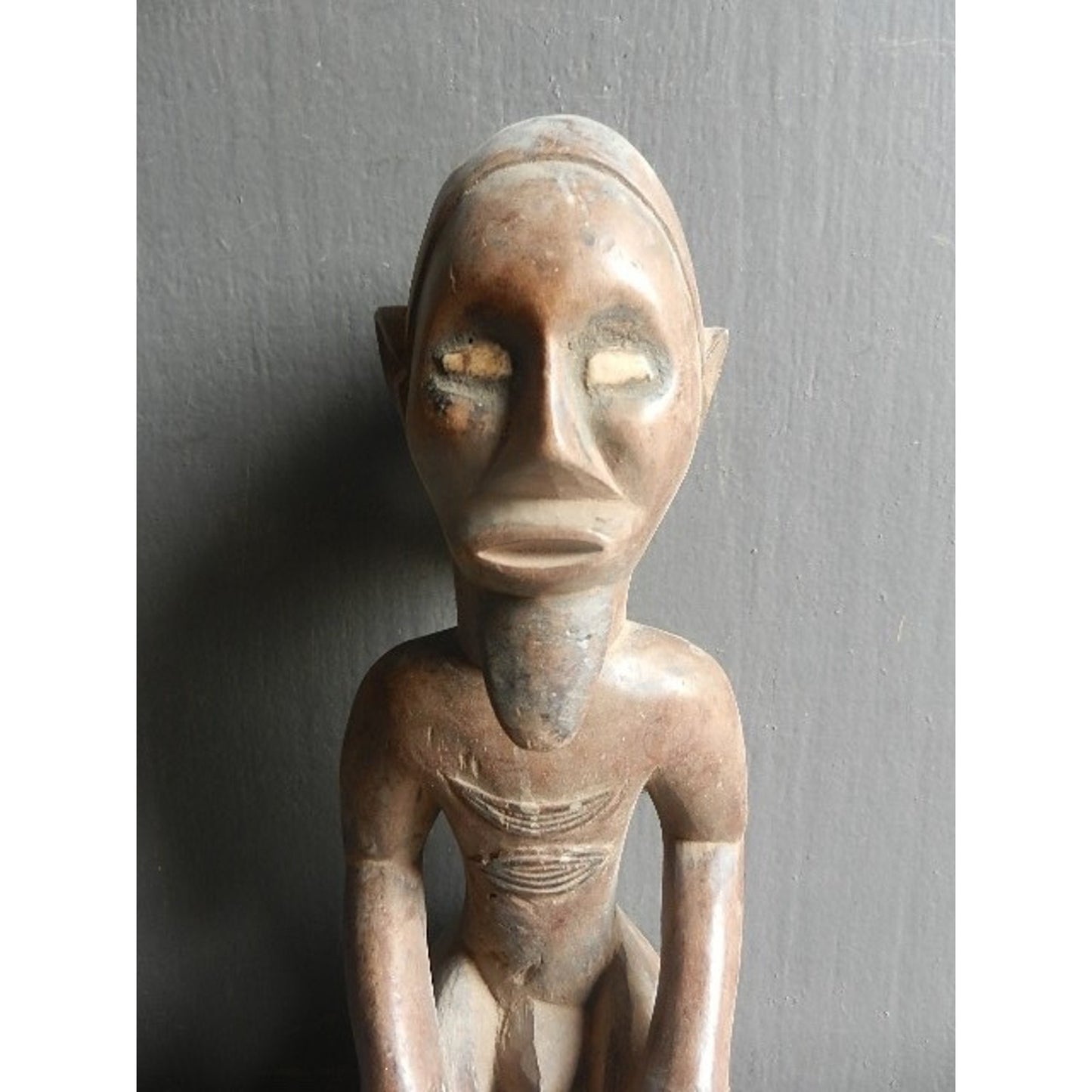 Lulua Ancestor Figure - Authentic African Tribal Art - DR Congo
