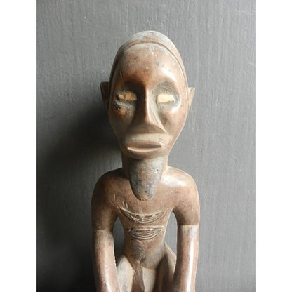 Lulua Ancestor Figure - Authentic African Tribal Art - DR Congo