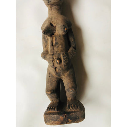 Vintage Baule Female Spirit Figure (Côte d'Ivoire) – African tribal art
