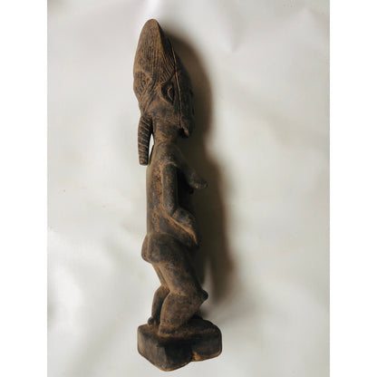 Vintage Baule Female Spirit Figure (Côte d'Ivoire) – African tribal art