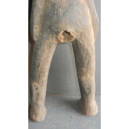 Lobi Bateba Wooden Statue - 79 cm Tall, Authentic African Tribal Art