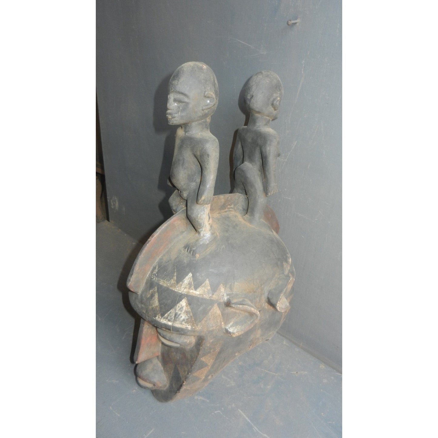 Bobo Fing Ceremonial Helmet Mask – Authentic Tribal Art – Burkina Faso