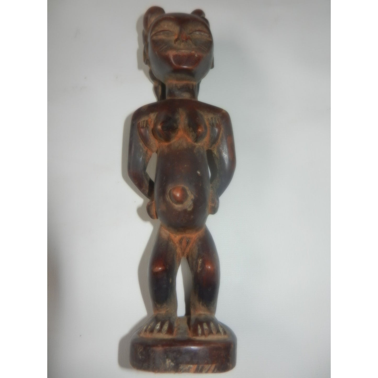 Vintage Chokwe Female Fertility Figure (Angola/DRC)