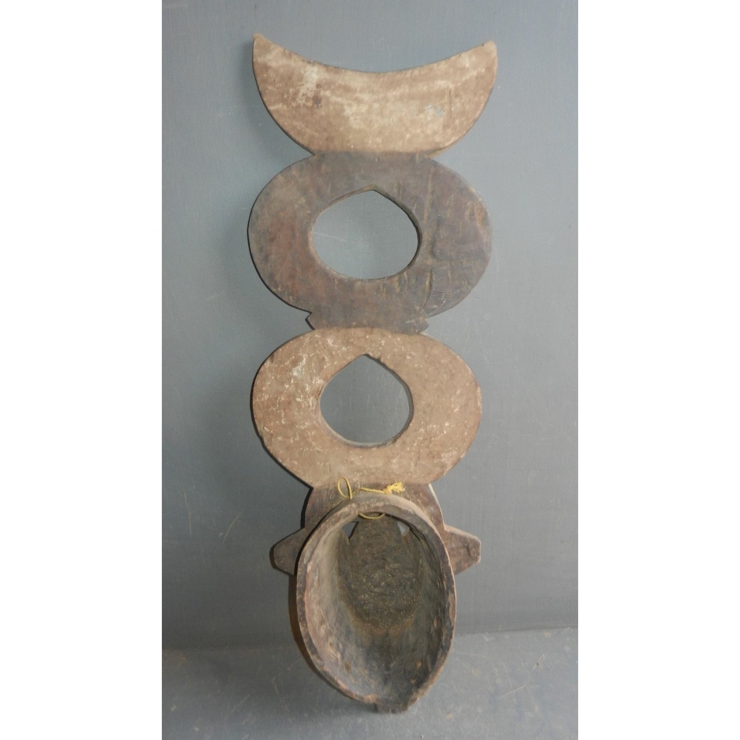 Bobo Fing Plank Mask - Original African Tribal Art from Burkina Faso (76 cm)