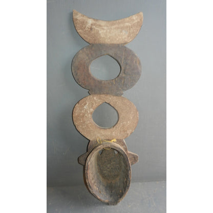 Bobo Fing Plank Mask - Original African Tribal Art from Burkina Faso (76 cm)