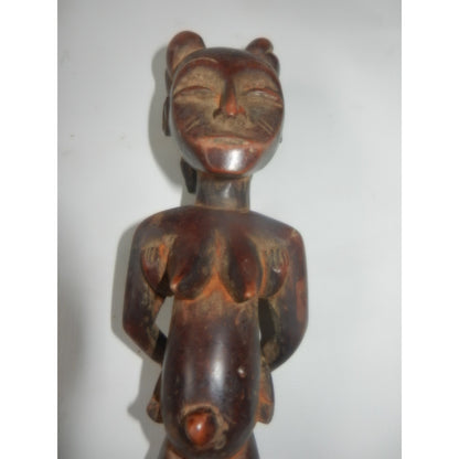 Vintage Chokwe Female Fertility Figure (Angola/DRC)
