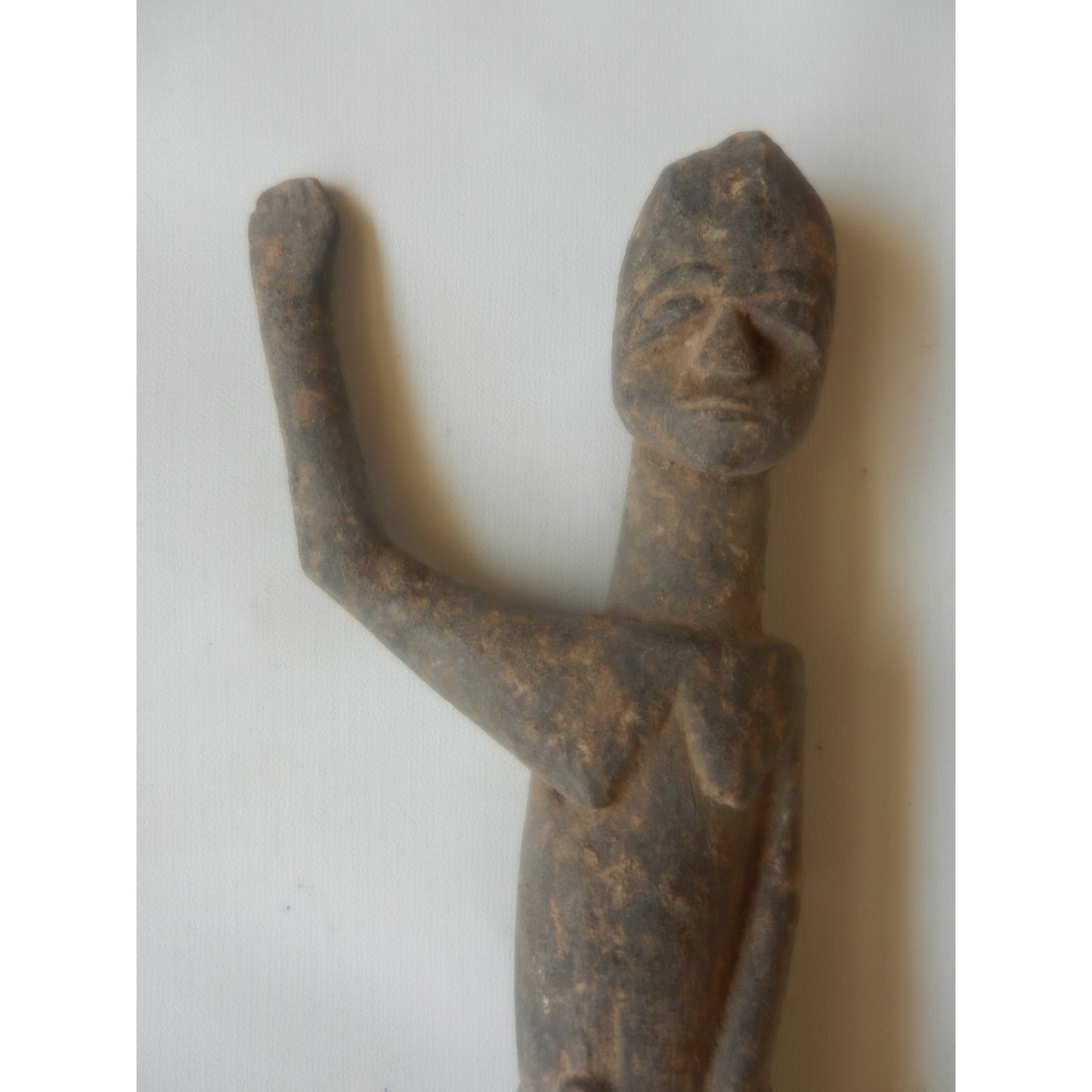 Lobi Bateba Shrine Figure with Raised Arm – Burkina Faso