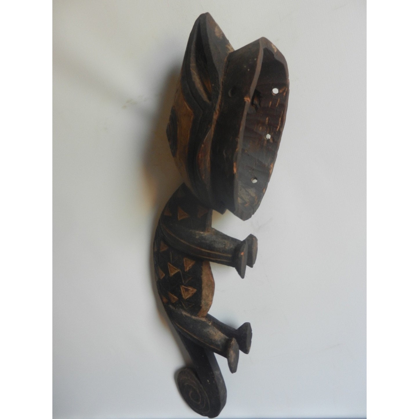Bwa original Chameleon Mask Burkina Faso African tribal art