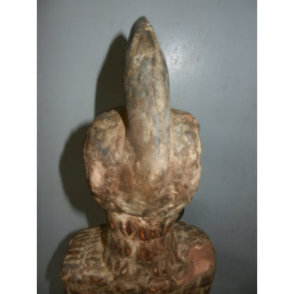 Bamana Zoomorphic Standing Figure with Clubs - Mali African tribal art