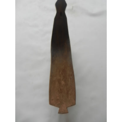 Carved Wood Headrest – Burkina Faso Region (Lobi-Gan Attribution), 28 X 12 Cm