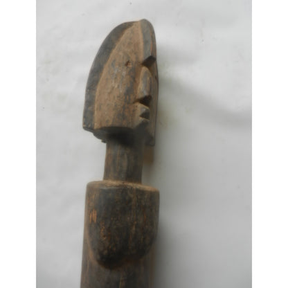 Mossi Biiga Figure – Burkina Faso, Carved Wood, Large Scale (102 Cm)