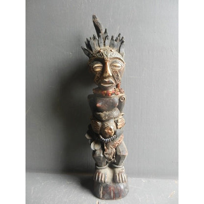 Original Pende Fetish Statue - DR Congo - Tribal Art